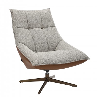 Swivel Armchair Serres Beige