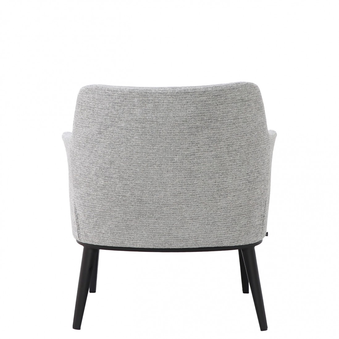 Metal and Fabric Armchair Marselha Gray