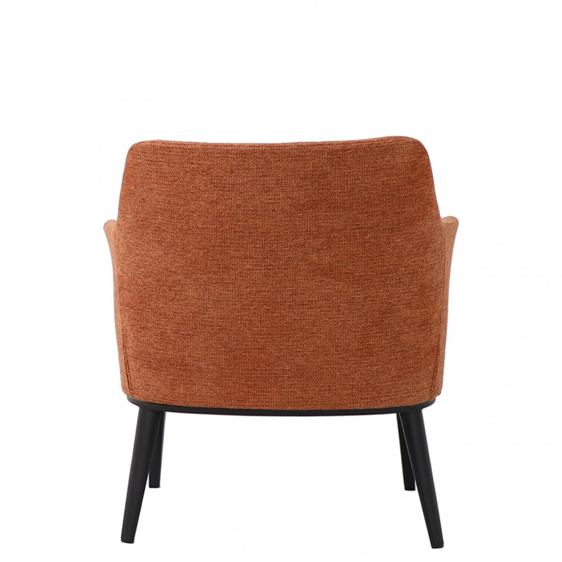 Metal and Fabric Armchair Marselha Orange