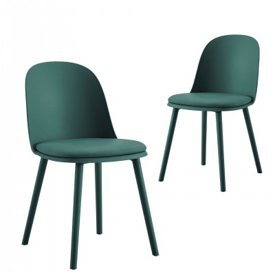 Nordic Kitchen Chair Calais Mint Green - Pack 2