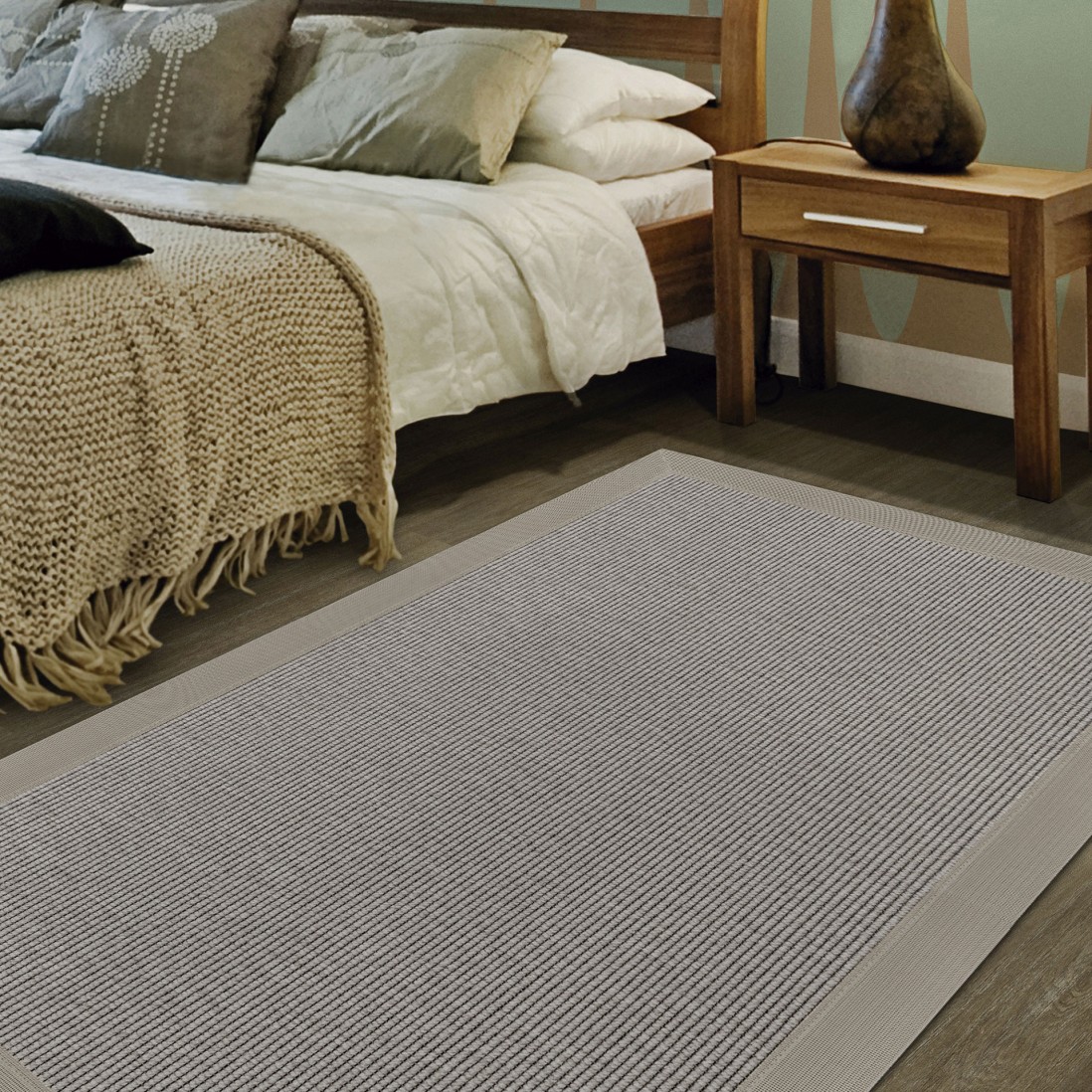 In & Out Custom Rug Natural 022 Gray