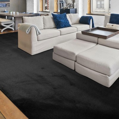 Custom Rug Napoli 099 Pure Black
