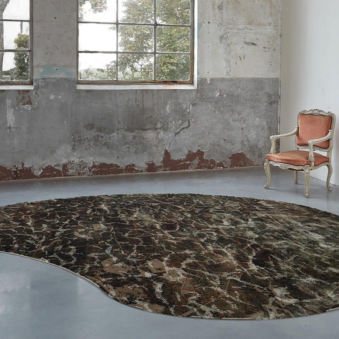 Custom Rug Messina 154 Green