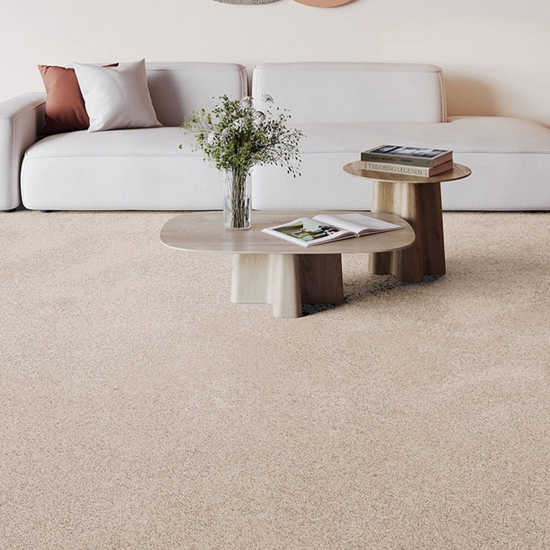 Recycled Custom Rug Amaroni 036 Light Beige
