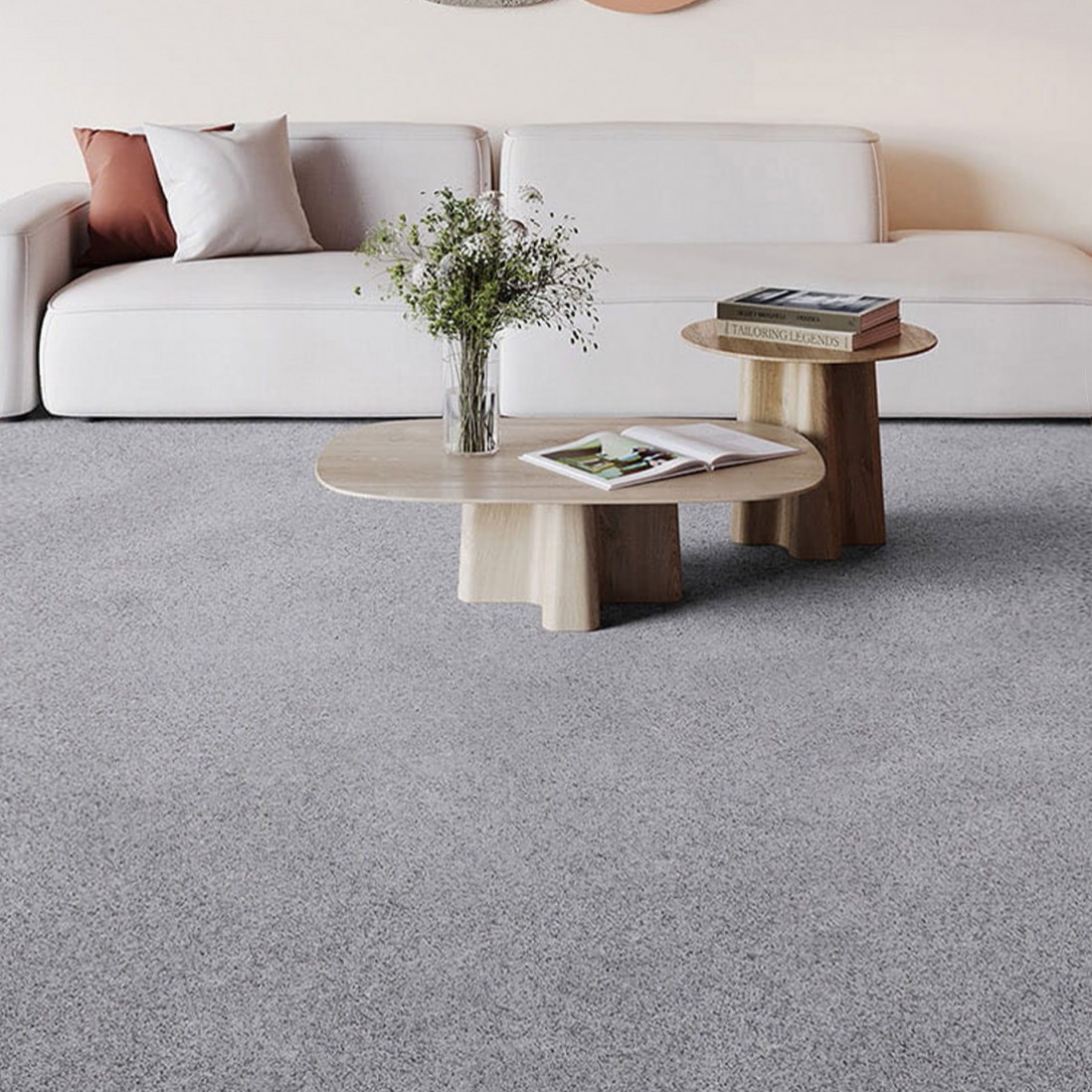 Recycled Custom Rug Amaroni 090 Light Gray