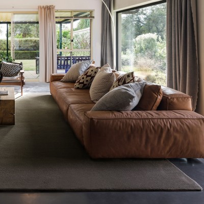 Custom Rug Chivasso 189 Dark Gray