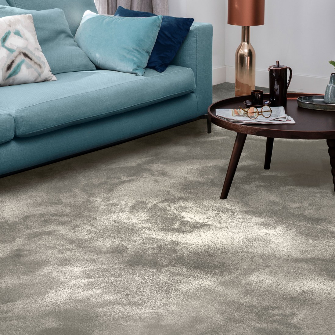 Custom Rug Viterbo 106 Taupe Brown