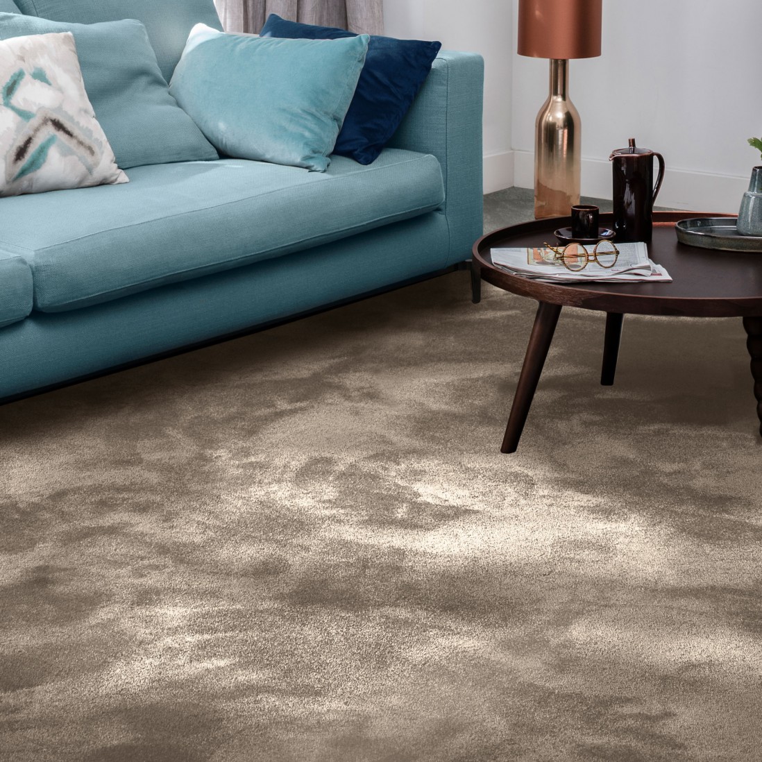Custom Rug Viterbo 142 Brown