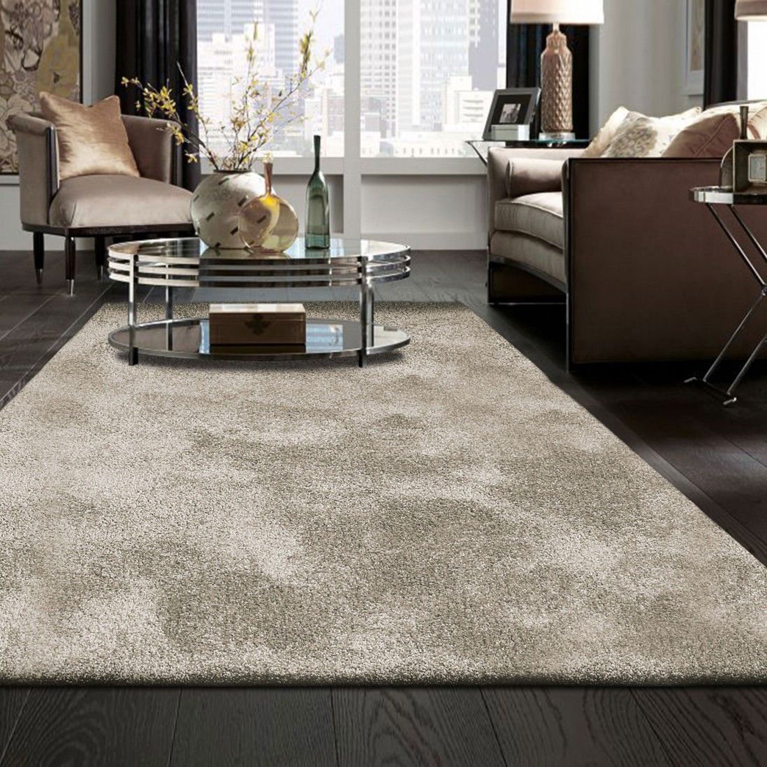 Custom Rug Milano 039 Taupe Brown