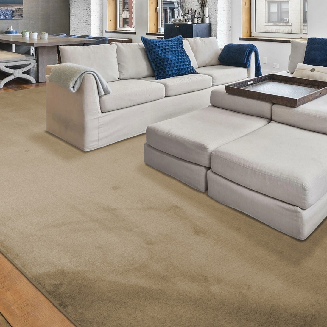 Custom Rug Napoli 041 Light Brown
