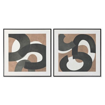 Cuadro Decorativo Abstracto 644A Marrn