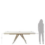 Extensible Dining Table 160(240)X90 cm Norma