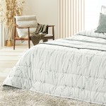 Colcha Cama de Casal Zani Floral Azul