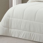 Neri Plain Double Bed Bedspread Natural