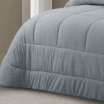 Neri Plain Double Bed Bedspread Gray