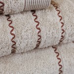 100% Cotton Ravi 3 Towels Bath Set Camel