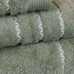 100% Cotton Ravi 3 Towels Bath Set Green
