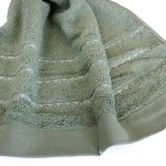 100% Cotton Ravi 3 Towels Bath Set Green