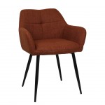 Fabric Dining Chair Narbona Orange