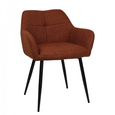 Fabric Dining Chair Narbona Orange