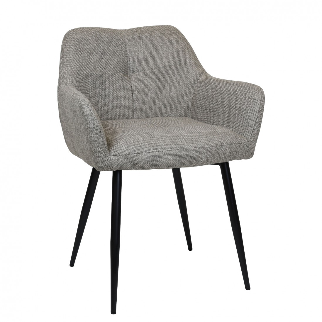 Silla de Comedor de Tejido Narbona Gris Pardo