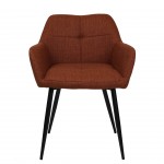Fabric Dining Chair Narbona Orange