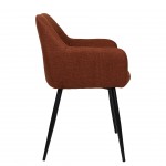 Fabric Dining Chair Narbona Orange