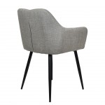 Silla de Comedor de Tejido Narbona Gris Pardo