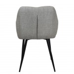 Silla de Comedor de Tejido Narbona Gris Pardo