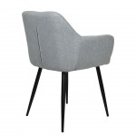 Silla de Comedor de Tejido Narbona Gris