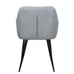 Silla de Comedor de Tejido Narbona Gris