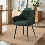 Silla de Comedor de Tejido Narbona Verde