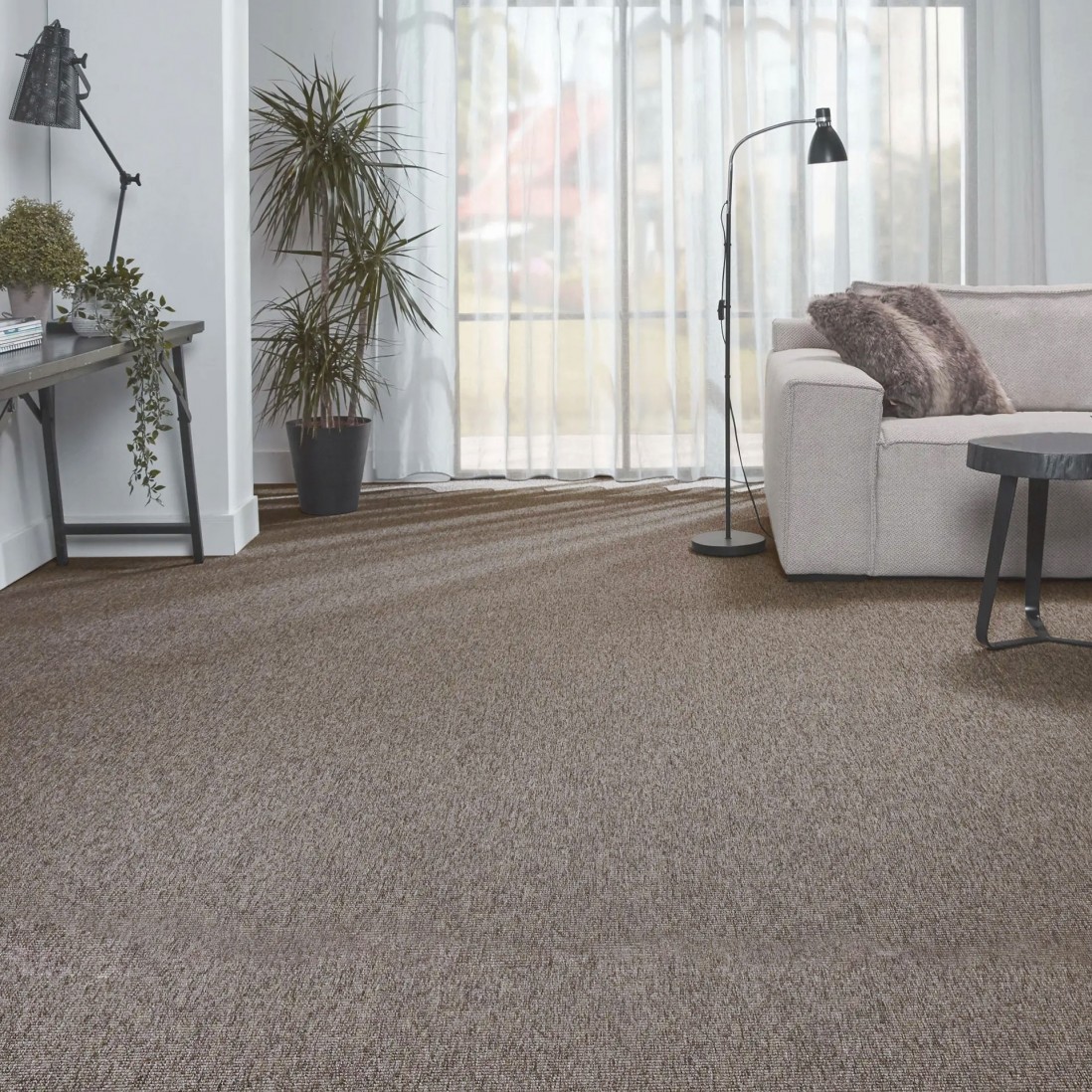 Alfombra a Medida Natural Line 3815 Gris Pardo