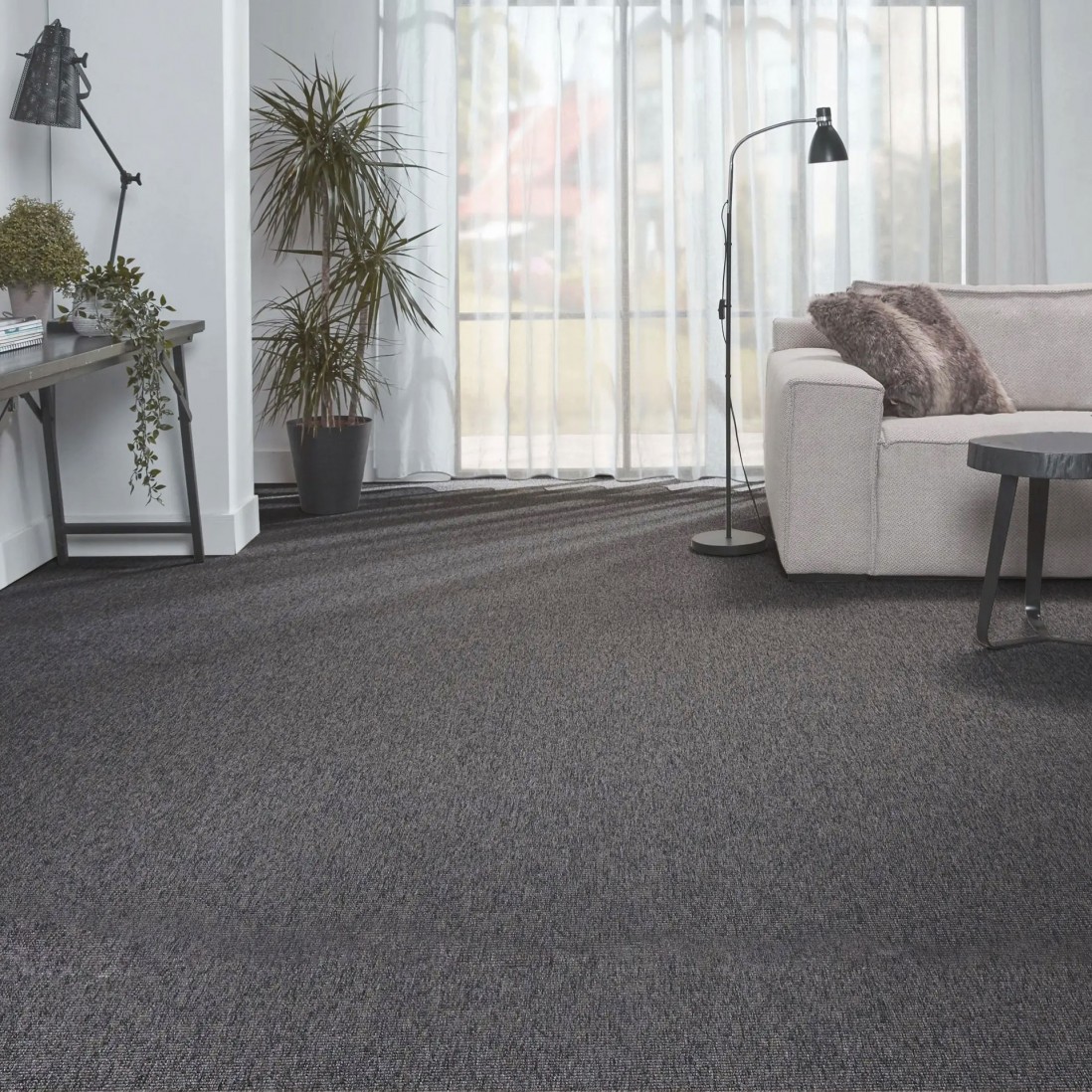 Custom Rug Natural Line 3816 Dark Gray