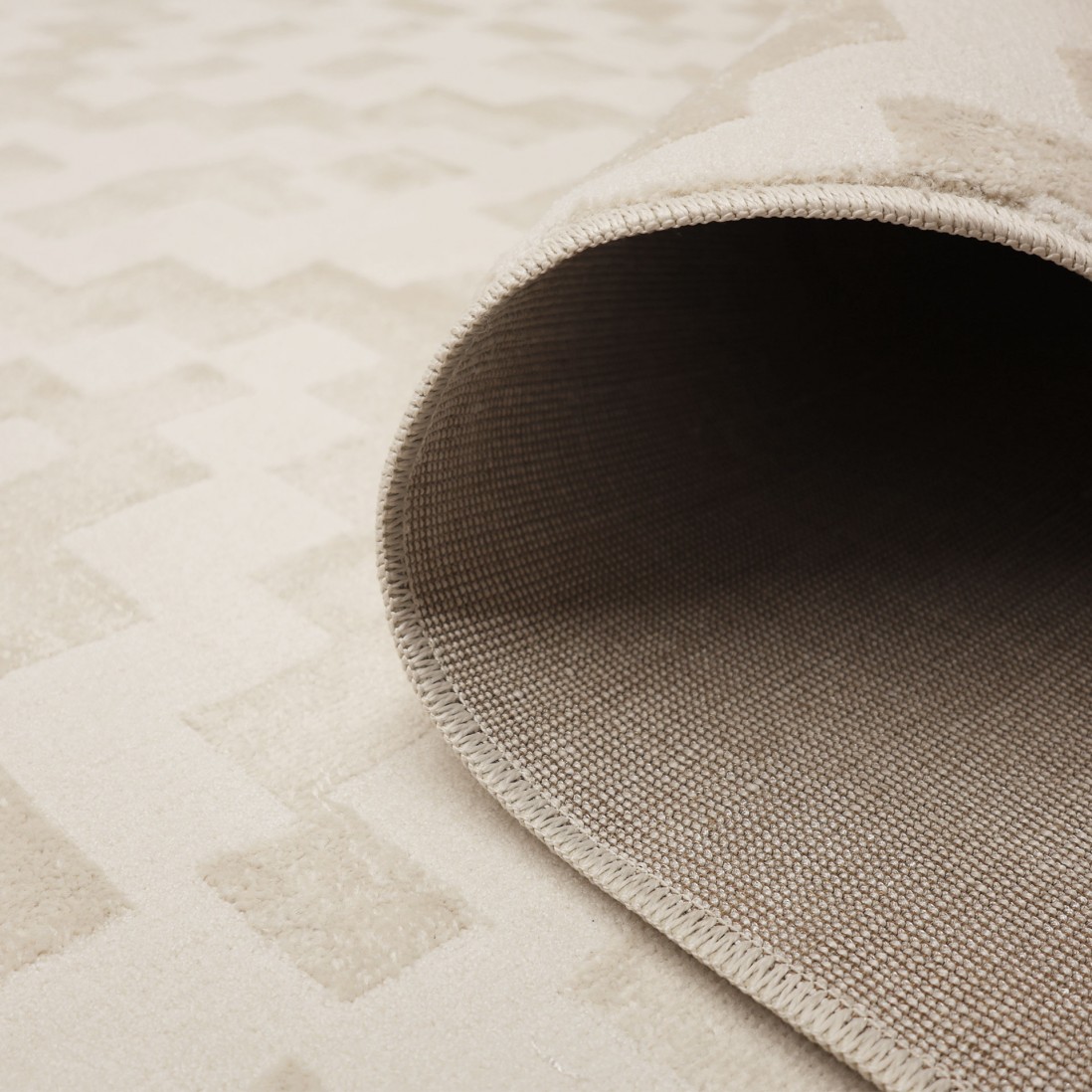 Geometric Area Rug Madi 5552/001 Ecru