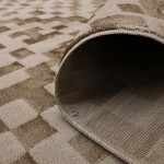 Geometric Area Rug Madi 5552/002 Brown