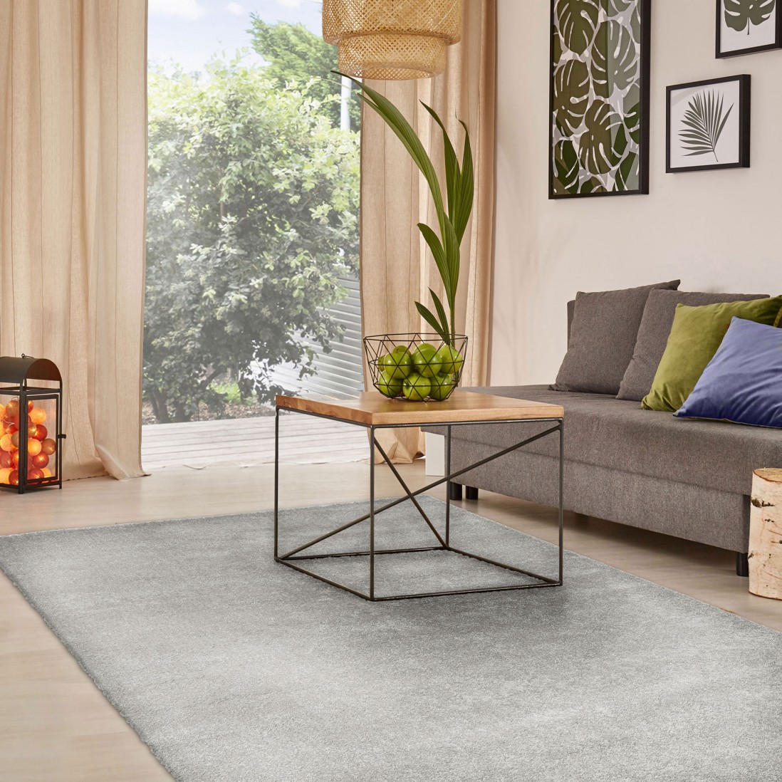 Custom Rug Almeria 017 Light Gray