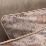 Lunara Abstract Double Bed Bedspread Camel
