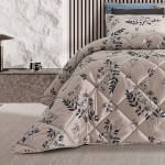Edredn de Cama Doble Sila Floral Azul