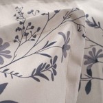 Edredn de Cama Doble Sila Floral Azul