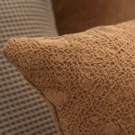 Bruma Abstract Double Bed Bedspread Camel