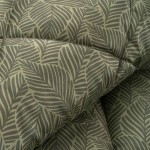 Colcha Cama de Casal Arvi Floral Verde