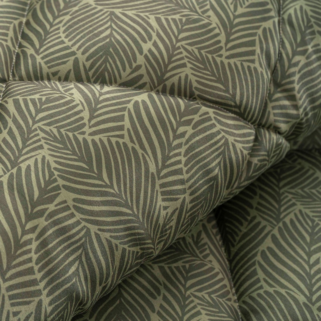 Colcha Cama de Casal Arvi Floral Verde
