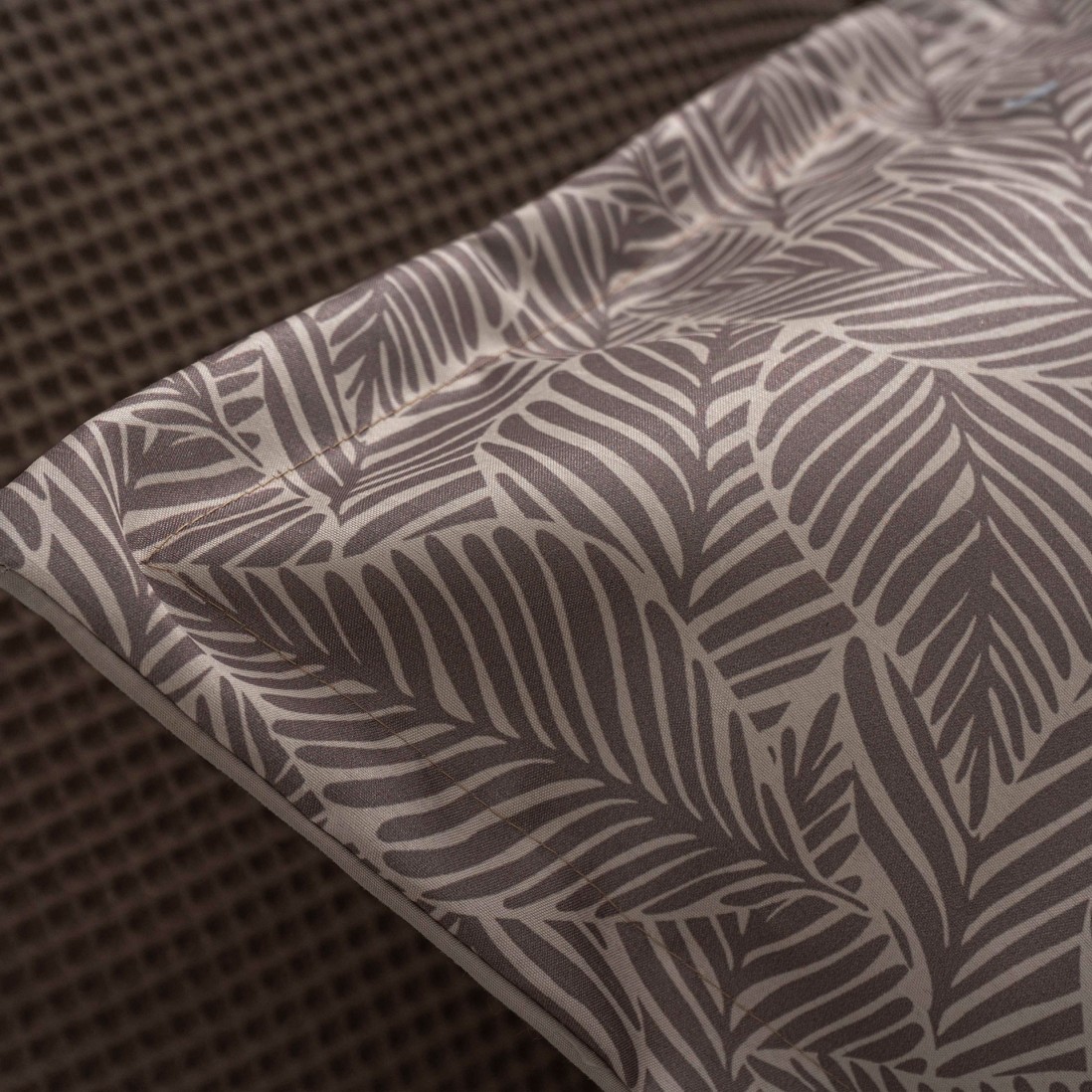 Colcha Cama de Casal Arvi Floral Taupe