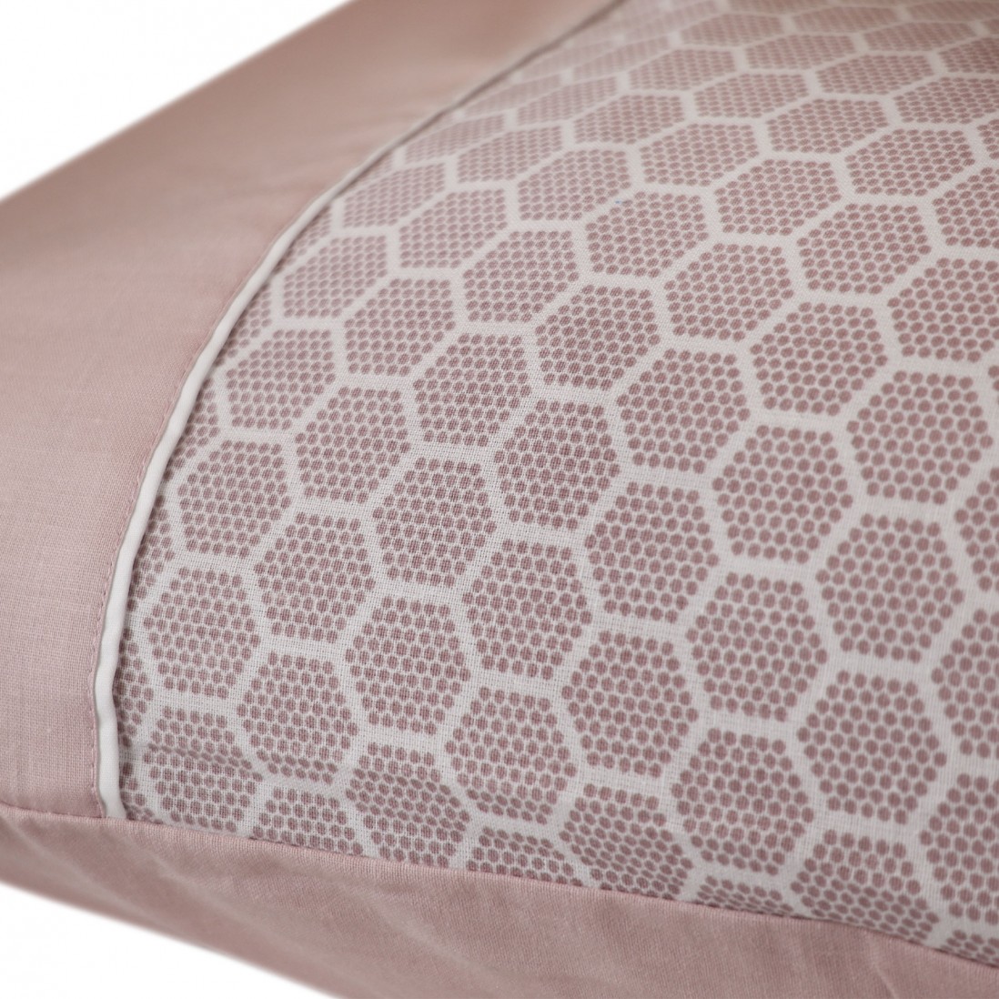 Juego de Sbanas Cama Doble Maya 100% Algodn 4 Piezas Rosa