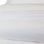 Juego de Sbanas Cama Doble Sublime 100% Algodn 4 Piezas Blanco