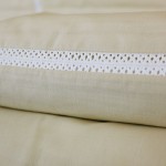 Jogo de Lenis Cama de Casal Sublime 100% Algodo 4 Peas Bege