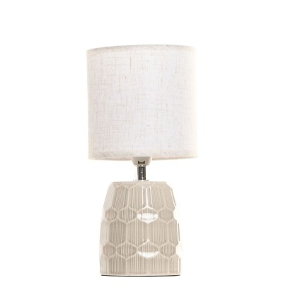 Candeeiro de Mesa de Cermica 221C Creme