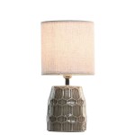 Lmpara de Mesa de Cermica 221T Gris Pardo
