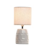 Lmpara de Mesa de Cermica 221B Blanco